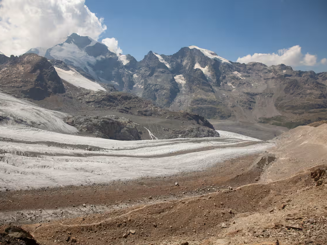 Melting glacier